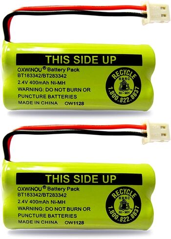 Replacement Battery BT183342/BT283342 BT166342/BT266342 BT162342 / BT262342 BT166342 Compatible with CS6114 CS6419 CS6719 AT&T EL52300 CL80112 CS6719-2 2.4V 400mAh (2 Pack) in Kuwait