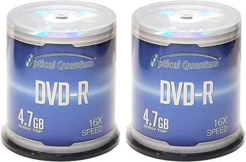DVD-R 4.7GB 16X Shiny Silver Top Discs, 100-Pack Spindle | Blank DVD Discs, FFP packaging, Cake Box, Blank DVDs for burning video, DVD-R blank discs for reliable recording and storage in Kuwait