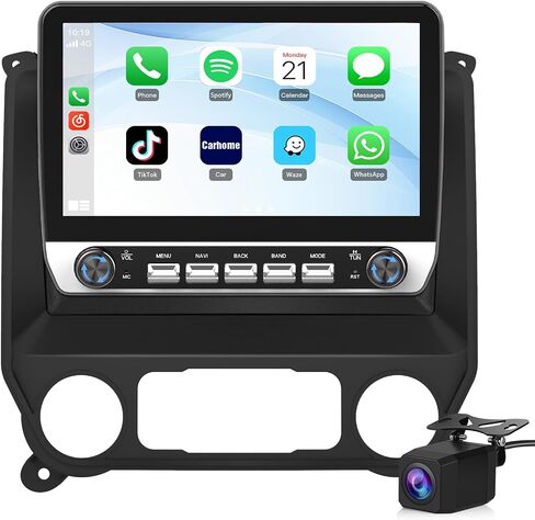 Car Radio Stereo 64G for Chevy Silverado GMC Sierra 2014-2018 with Carplay | for Chevy Silverado GMC Sierra 2014-2018 with Backup Camera Wireless Carplay Android Auto in Kuwait