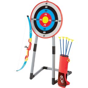 NSG Deluxe Bow and Arrow Set for Kids - Toy Archery Bow with Large Freestanding Target, Suction Cup Arrows, and Quiver in Saudi Arabia