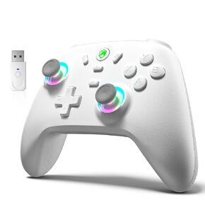 ECHTPower Wireless PC Gaming Controller - Hall Effect Joystick, 2.4G & Wired 1000Hz Polling Rate, 800mAh Battery, Adjustable Turbo/Vibration - for PC/Switch/iOS/Android in Kuwait