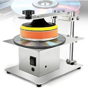 200w Disc Cleaning Equipment, Disc Polishing Machine, With 2 Polishing Cotton Adjustable Speed Stainless Steel Body For Disc Grinding & Data Recovery. in Kuwait