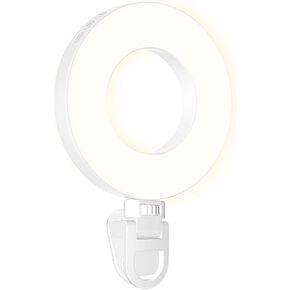 LITTIL Selfie One Pro - Ring Light for Phone, iPhone, Android or Laptop | 3 Adjustable Light Modes | Rechargeable Batteries | Removeable Clip | Perfect for Beauty, Influencers, Creators in Saudi Arabia