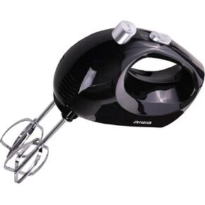 AIWA 5-Speed Hand Mixer with Eject Button, Electric Handheld Mixer for Cream, Batter, Eggs & Baking, Stainless Steel Beaters, Dishwasher-Safe, Lightweight Compact Design, Black in Saudi Arabia