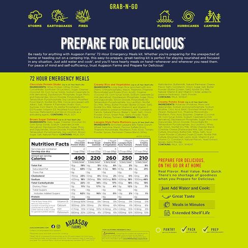 Augason Farms 72-Hour Be Ready Emergency Meal Kit, in Kuwait
