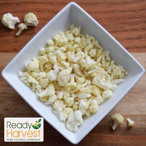 Ready Harvest Freeze Dried Food - Cauliflower | Emergency Food | Camping & Storage | #10 Can | 25-Year Shelf Life | Cans Filled to the Top in Saudi Arabia