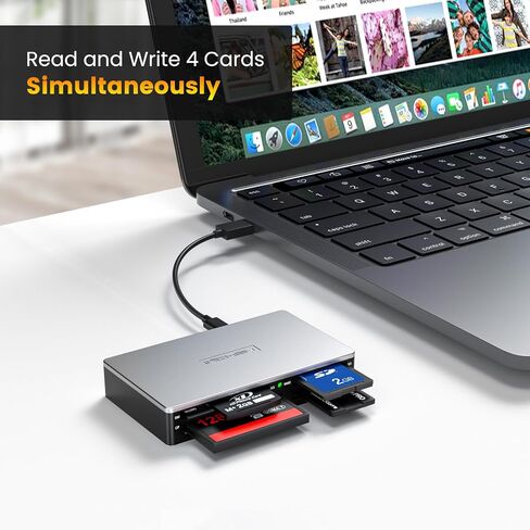 SmartMedia Card Reader Writer All-in-1 USB Universal Multi Card Adapter Slim Hub Read Smart Media, xD, SD, SDHC, SDXC, UHS-I, MMC, MS Pro Duo, CF, MD, Camera Flash Memory Cards For Windows, Mac, Linux in Saudi Arabia