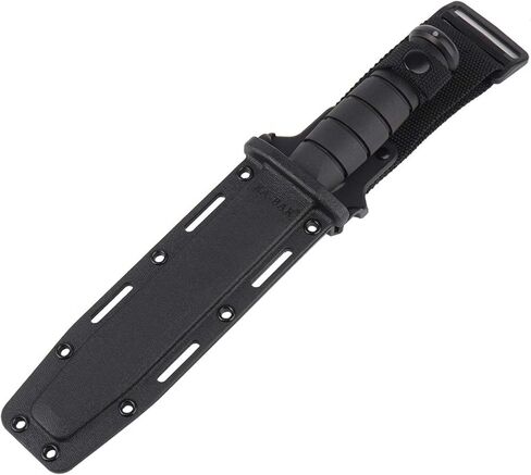 KA-BAR #1213 Black Straight Edge Knife / Hard Sheath in Kuwait
