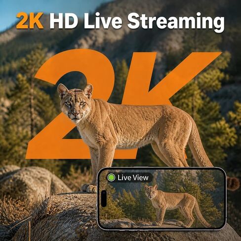 SEHMUA 4G LTE Cellular Trail Cameras, Solar Game Cam for Off-Grid Security | 360° Live View , No WiFi Needed Cellular Security Camera Outdoor with Built-in SIM Card, Motion Activated, 2K Night Vision in Saudi Arabia
