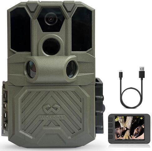 WOSODA Rechargeable Trail Camera (Non-Cellular, Non-WiFi),40MP 2K Game Cam with 2200mAh Lithium Battery(Special Note: Remove Battery to Charge Separately) in Saudi Arabia