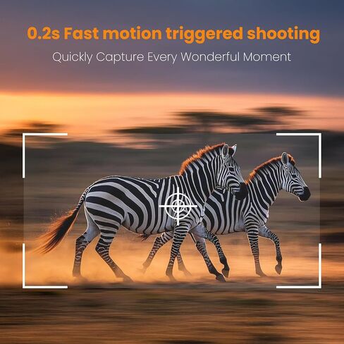 Mini Trail Camera Night Vision 0.2s Trigger Motion Activated For Wild&Farm | 32MP 1080P Game Camera with Night Vision Motion Activated Waterproof for Wildlife Monitoring (2026Upgrade) in Saudi Arabia