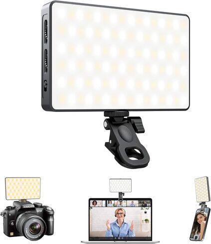 Selfie Light Ring Light for Phone: 90 LED Rechargeable iPhone Fill Lights, Ring Light for Camera Picture, Makeup Photo, Video Conferences, Laptop Use, Zoom Meetings, TikTok, Vlog Photography in Saudi Arabia