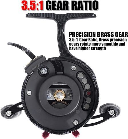 Right/Left Hands Ice Fishing Reel Fish Tackle Tool Equipment Fly Sea Wheel Light Nylons Body Fishings Gear Fishing Reel Tackle Tool in Saudi Arabia