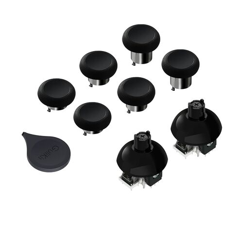 GuliKit 720° Adjustable Tension TMR Magnetic Joystick Replacement Kit | for PS4 DualShock Controller, Anti-drift Stick Repair Module with 3 Pairs Thumbstick Caps, Soldering Required in Saudi Arabia