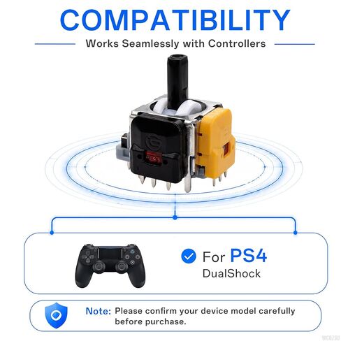 WCDZSU 10 Pcs Hall Effect Joystick Replacement for DualShock PS4 Controller | Hall Effect Analog Sticks Sensor Module for PlayStation 4, Fix Stick Drift, Repair Broken or Loose Sticks in Saudi Arabia