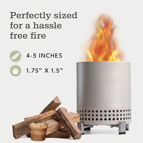 Superior Trading Oak Mini Fire Wood w/Fire Starter Pods, Winter Fireplace Starter, Wood Stove, USDA Cert 4-5" Kiln Dried Firewood, USA Made, 10-11 lbs. in Kuwait