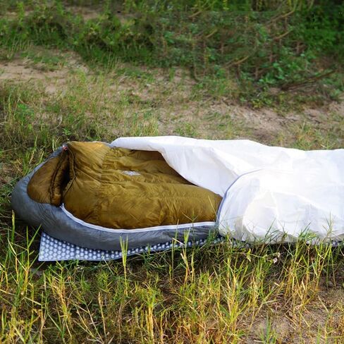 3F UL Gear Mummy Bivy Sack, Outdoor Ultralight Moisture-Proof and Warming Sleeping Bag Cover, Waterproof, Breathable for Camping Hiking in Saudi Arabia