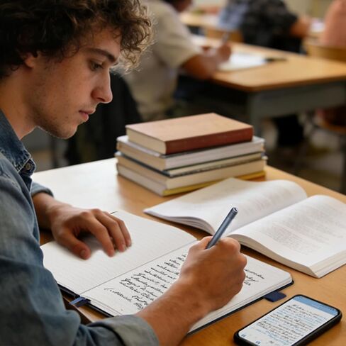 Yuan Digital Smartpen Writing Set, Smart Pen and Notebook for Note Taking | Real-time Sync for Digitizing, Storing, Offline Storage, Sharing Paper Notes via APP on Smartphone(Android and iOS) in Saudi Arabia