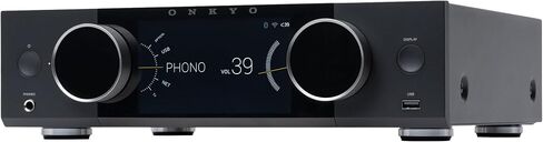 جهاز بث الشبكة Onkyo Muse Y-40 ومضخم صوت مدمج عالي الطاقة - أسود in Kuwait