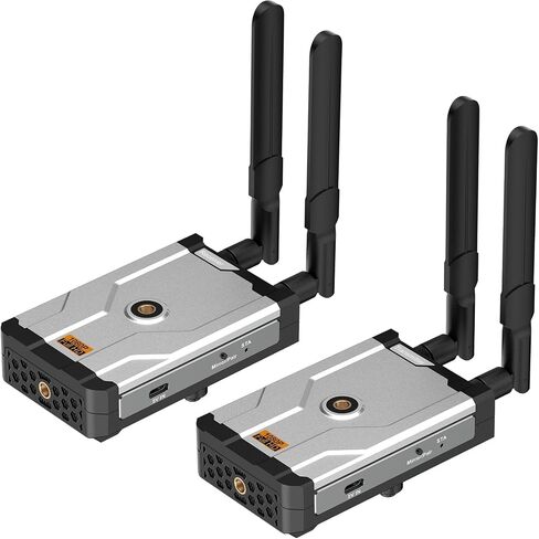 جهاز إرسال واستقبال HDMI لاسلكي، 1640 قدم/500 متر، موسع لاسلكي مع حلقة HDMI، 2.4/5G 1080P Full HD لـ DSLR، تدفق الكمبيوتر المحمول إلى التلفزيون/جهاز العرض، الاستخدام الداخلي/الخارجي in Kuwait
