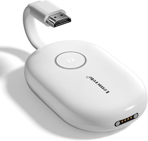 Lemorele G500 8-in-1 Wireless HDMI Conference System with 1 x USB-C Adapter | Complete set with TX, RX and charging dock. 1080P 60Hz, 165ft range and 50ms low latency for office meetings in Saudi Arabia