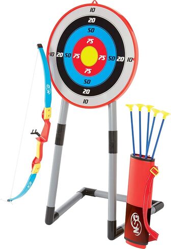 NSG Deluxe Bow and Arrow Set for Kids - Toy Archery Bow with Large Freestanding Target, Suction Cup Arrows, and Quiver in Saudi Arabia