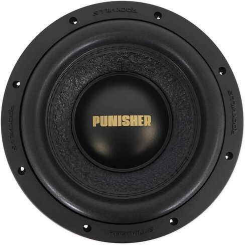 Rockville Punisher 12D2 12" Dual 2-Ohm Competition Car Audio Subwoofer | 5600W Peak / 1400W RMS, 3" 4-Layer OFC Voice Coil, 246 Oz Magnet, Aluminum Basket, Paper Cone, Foam Surround, 28mm Xmax in Saudi Arabia