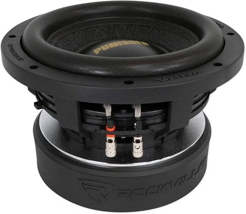 Rockville Punisher 12D2 12" Dual 2-Ohm Competition Car Audio Subwoofer | 5600W Peak / 1400W RMS, 3" 4-Layer OFC Voice Coil, 246 Oz Magnet, Aluminum Basket, Paper Cone, Foam Surround, 28mm Xmax in Saudi Arabia