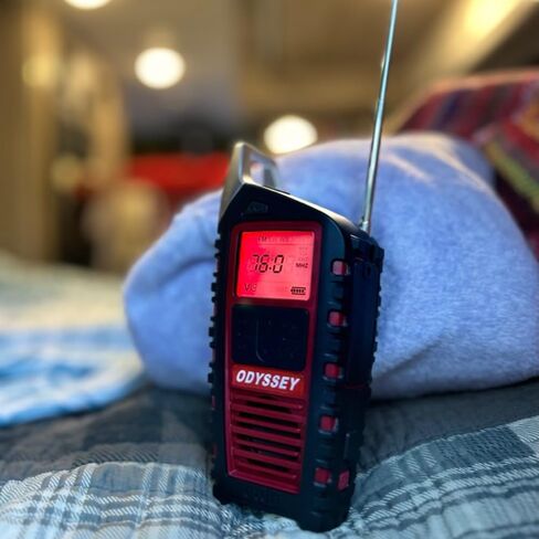 Eton Odyssey Hand Crank NOAA Weather Radio, All Band Emergency Radio, AM/FM Shortwave Storm Radio, Bluetooth, Phone Charger, RDS, Solar, Multi-Function Flashlight, Camping, Hiking in Saudi Arabia