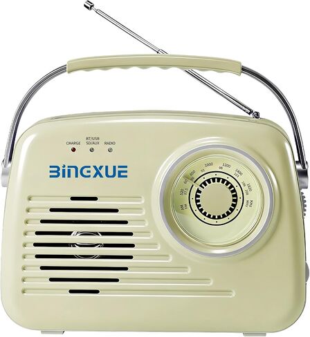 Portable Am Fm Radios, Radio Bluetooth Support Battery Operated and Plug in Wall for Home/Outdoor, Large Dial Easy to Use, Gifts for Seniors Elderly (Blue) in Saudi Arabia