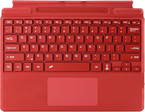Keyboard for Microsoft Surface Pro Copilot+ (11th Edition) / Pro 11 / Pro 10/9 / 8 / X, 13 inch, Detachable Type Cover with Touchpad, 7-Color Backlit & Pen Holder (Black) in Saudi Arabia