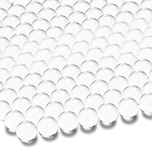 0.38 Inch Clear Glass Marbles - Small Marbles for Slingshots, Vase Fillers, DIY Home Decorations - 500 Qty in Saudi Arabia