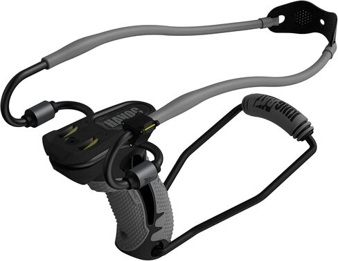 Barnett King Rat Slingshots, Havoc Slingshot with Stabilizer & Brace, Includes Magnum Power Bands, Brushed Leather Pouch, & Hotshot .38 Caliber Ammo Grey in Saudi Arabia