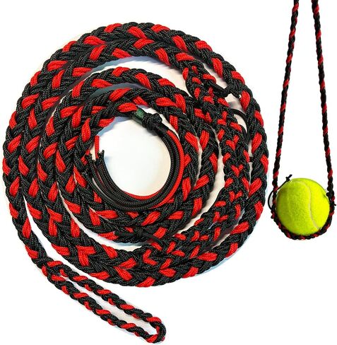 Balearic Paracord Shepherd Sling (Old-Fashioned Slingshot) Handmade 6 Strands Braided Throwing Sling Tennis Ball Thrower in Saudi Arabia