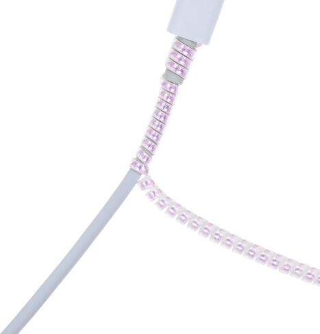 2PCS Cable Protector Animal Proof Wire Repair, Cord Protector for Pets from Chewing, Phone Charger Cover, Cord Sleeve for USB Cable Data Cables, Wire Repair Wrap for Cat Dog Rabbit in Kuwait