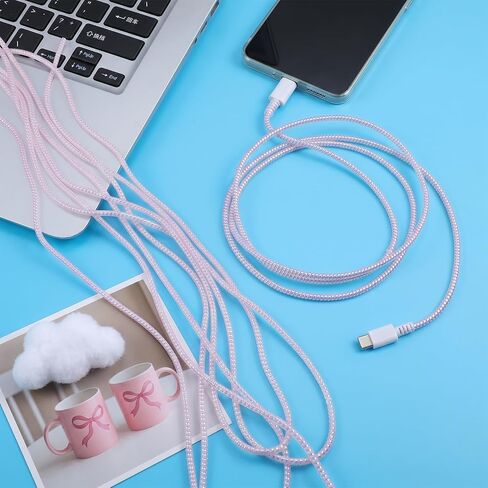 2PCS Cable Protector Animal Proof Wire Repair, Cord Protector for Pets from Chewing, Phone Charger Cover, Cord Sleeve for USB Cable Data Cables, Wire Repair Wrap for Cat Dog Rabbit in Kuwait