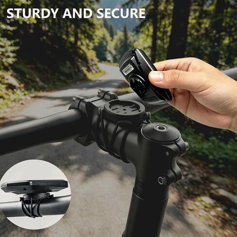 2 Pack Quarter Turn Bike Mount Compatible with Garmin Edge 1050 1040 1030 1000 130 Plus 840 830 820 810 800 540 530 520 510 500 Explore 2 i-GPSPORT Quick Release Bicycle Handlebar GPS Computer Holder in Saudi Arabia