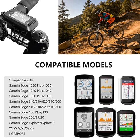 2 Pack Quarter Turn Bike Mount Compatible with Garmin Edge 1050 1040 1030 1000 130 Plus 840 830 820 810 800 540 530 520 510 500 Explore 2 i-GPSPORT Quick Release Bicycle Handlebar GPS Computer Holder in Saudi Arabia