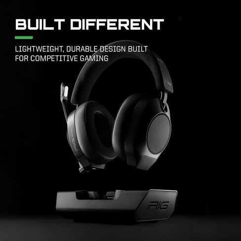 RIG R8 Spectre PRO HX Dual Wireless Gaming Headset for Xbox and PC | Series X|S, XBOX One, USB, Mobile - Wireless 2.4GHz / Bluetooth, Graphene Drivers, 3D Audio, Noise-Canceling Mic, Charge Base in Saudi Arabia