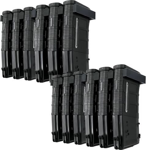 HEKAGURA Durable ABS 6 Standard Rack Wall Mount, Wall Magazine Display, for Standard PMAG Wall Mount Magazines, Home Storage Rack in Saudi Arabia