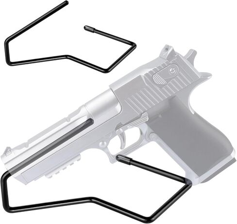 10 Pack Pistol Display Stand,Handgun Holder for Most Pistols | Non-Slip Metal Handgun Stand with Protective Coating, Space-Saving Pistols Holder for Gun Safe Cabinets , Ideal Gift for Men in Saudi Arabia