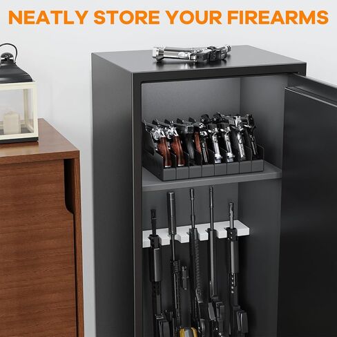 JBBTOOL Pistol Rack for Gun Safe, Gun Cabinet Accessories, Soft Foam Gun Storage Organizer with Slots, Compatible with Size Firearm, Revolver Pistols Holder in Saudi Arabia