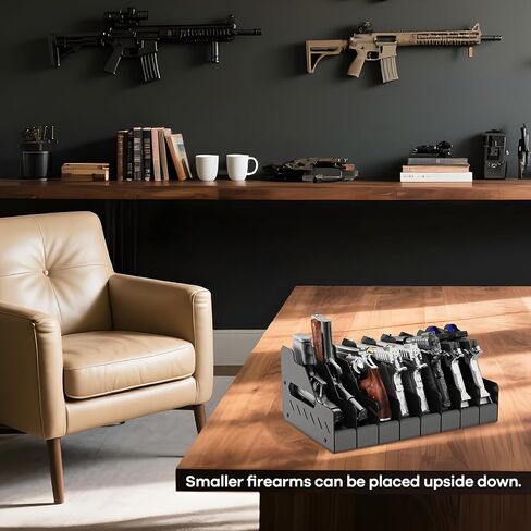 JBBTOOL Pistol Rack for Gun Safe, Gun Cabinet Accessories, Soft Foam Gun Storage Organizer with Slots, Compatible with Size Firearm, Revolver Pistols Holder in Saudi Arabia