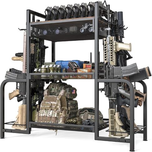 Gun Rack, Updated Portable Folding Gun Rack Stand, Indoor or Outdoor Rifle Rack Holder for Secure Storage in Saudi Arabia