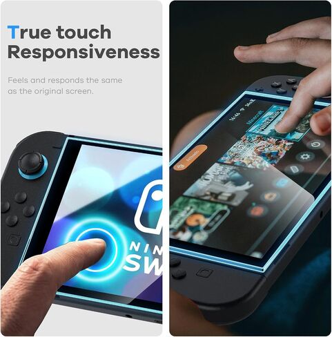 AACL 3 Pack for Nintendo Switch 2 2025 Screen Protector Glass [6.7"] | HD Clear, Alignment Tool, Bubble Free, Anti-Scratch [9H Tempered Glass] in Kuwait