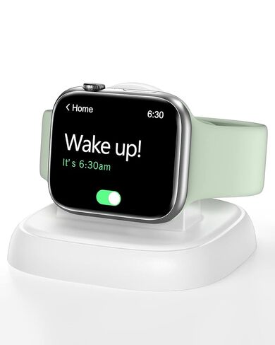 NEWDERY Charger Stand for Apple Watch USBC Fast Wireless Charger Station | Portable,Travel,Magnetic,One Step Fast Charging,for iWatch Series 11/10/9/8/7/6/Ultra/5/3/2/SE,Black in Saudi Arabia