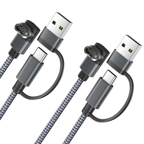 Itramax 2-in-1 USB C Charger Cable for Garmin Watch Charging Cord 4FT 1Pack | Type-C Power Wire for Garmin Fenix 8 E 7 7X 7S 6 Pro,Forerunner 970 955 255 170 165 70 55,Vivoactive 6 5,Venu X1 4,Instinct 3 in Saudi Arabia