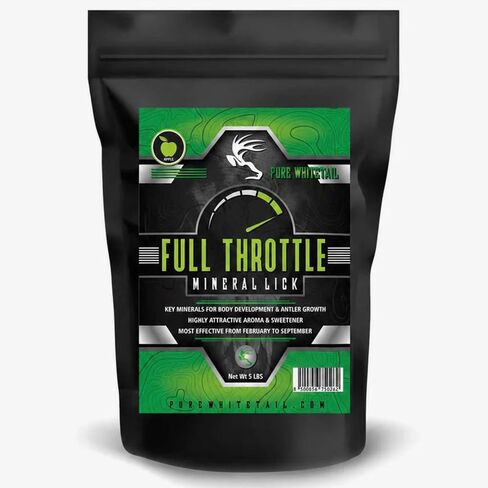 Pure Whitetail Full Throttle Apple Scented Mineral Lick for Deer - 5 lb Bag in Saudi Arabia