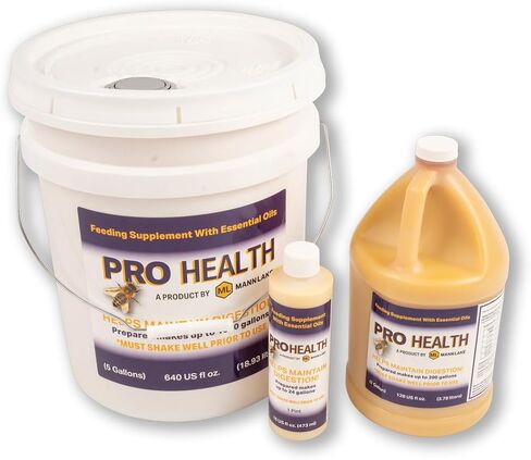 Mann Lake Pro Health Bee Feeding Supplement, Pint | Honeybee Pollen Substitute, Boost Hive Strength with Antifungal Formula, Calming Essentials Oils in Kuwait