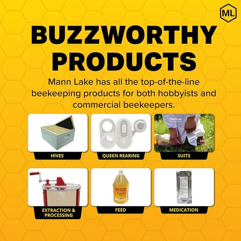 Mann Lake Pro Health Bee Feeding Supplement, Pint | Honeybee Pollen Substitute, Boost Hive Strength with Antifungal Formula, Calming Essentials Oils in Kuwait